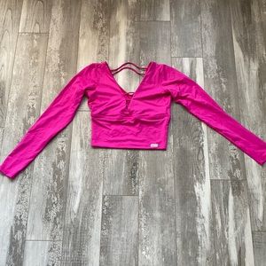 Vestem Fitness Long Sleeve Crop Top
